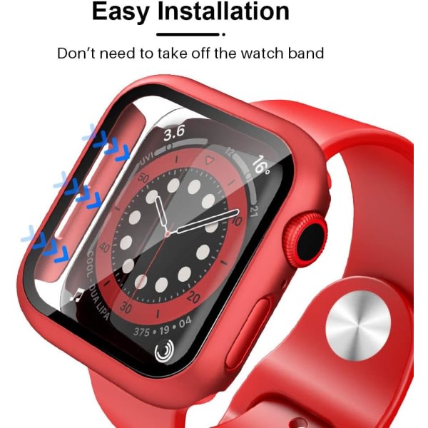 2-pak hårdt etui kompatibelt med Apple Watch SE Serie 6 5 4 44 mm