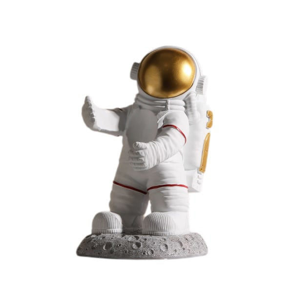 Band Astronaut Astronaut Ornament Engros Stue Skrivebord Dekorasjon Liten Ornament Gave Rom Tid-Astronaut Klem Vinhylle-Gull