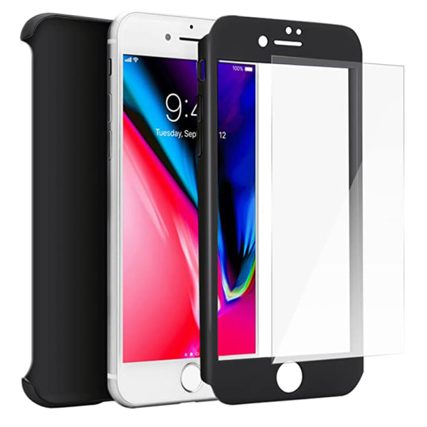 TG iPhone SE 2022 - Stilsäkert Skyddande Dubbelskal FLOVEME Lila