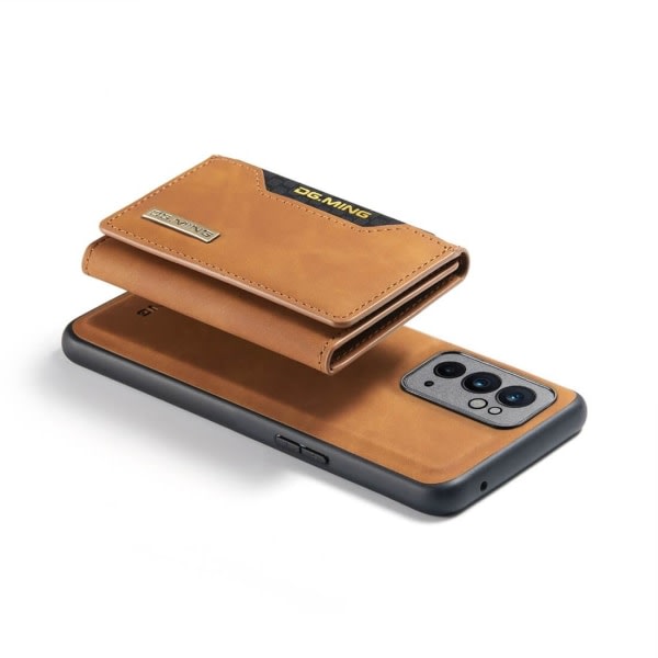DG.MING 2 i 1 Vikbar plånbok & magnetiskt ska för OnePlus 9RT 5 Brun Brun