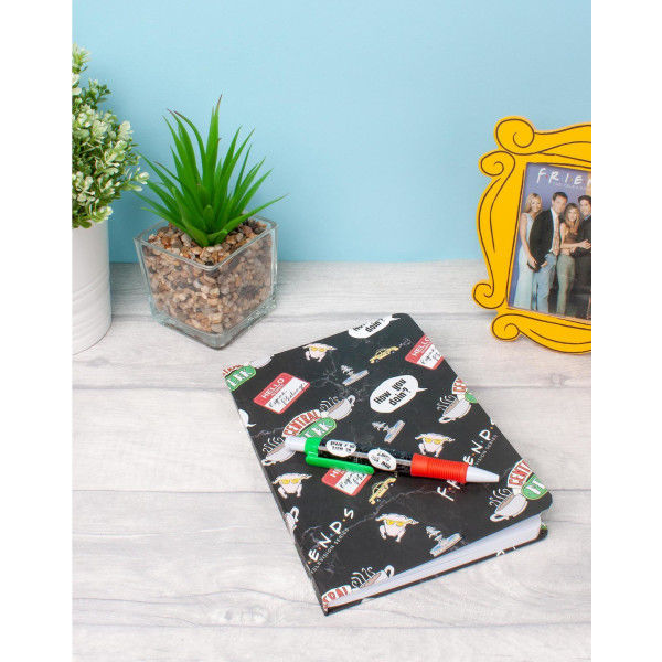 Friends Bumper Papirvarer Sæt (Pakke med 8) One Size Sort Sort One Size