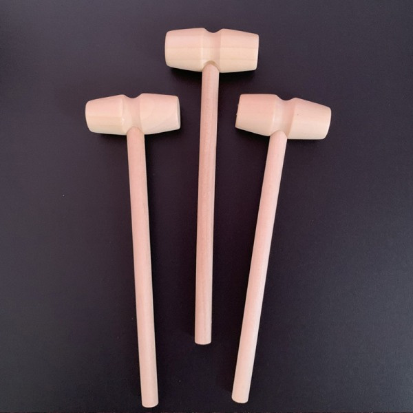 Mini hammer knackar planet kake trehammer nr. 1 oval liten hammer