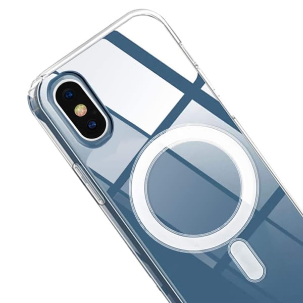 TG Suojaava Magneettinen Kotelo - iPhone XS MAX Läpinäkyvä