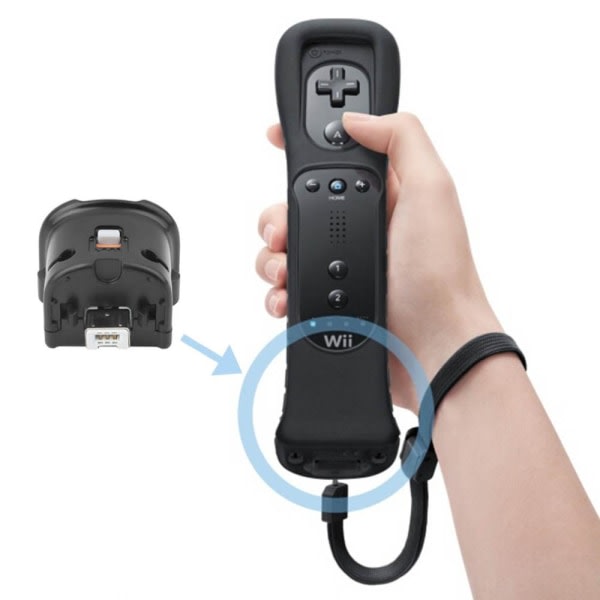 TG Motion Plus Adapter til Nintendo Wii Remote - Sort Sort