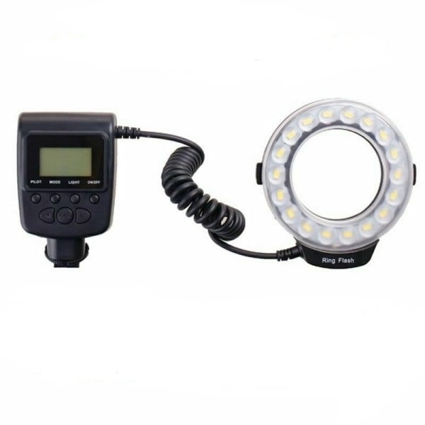 TG Macro LED-Ringblitz Svart