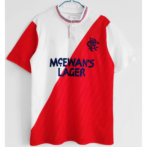 87-88 kauden Rangersin vieraspaita retro-treenipaita Vidic NO.15 XL