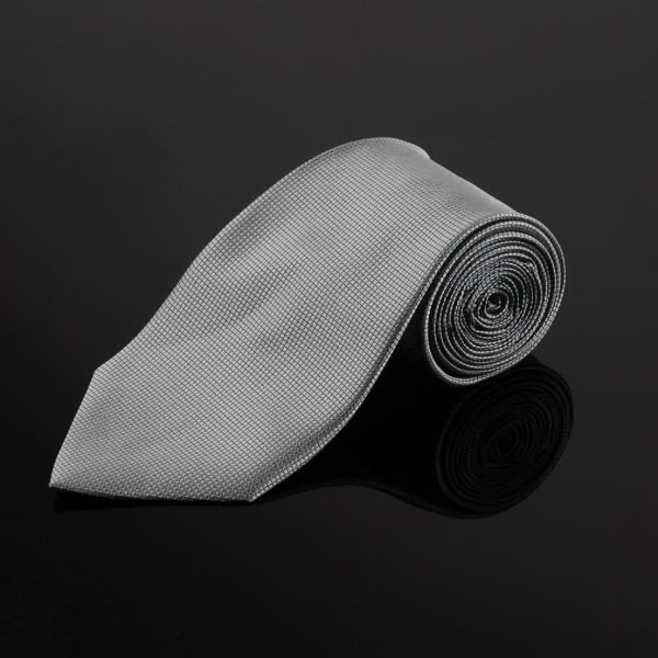 TG Kostym Accessoarer | Slips + Näsduk + Manschettknappar - Grå multifärg one size