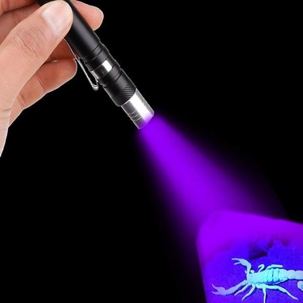 Ultra Violet ficklampa för 395nm vit ultraviolett ficklampa Test L