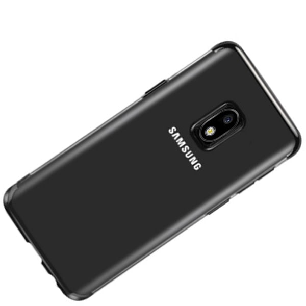 TG Samsung Galaxy J3 2017 - Exklusivt Floveme Silikonskal Silver