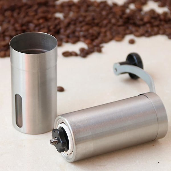Metal Kaffe Kværn Rustfrit Stål Værktøj Hånd Manuel Håndlavet Kaffe Bønner Kaffe Kværn