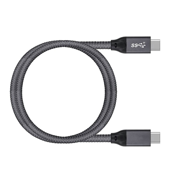 TG Kabel med Dubbla USB-C 3.2-kontakter gr?