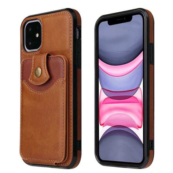 Tyylikäs Korteille Sopiva Kotelo - iPhone 11 Tummansininen