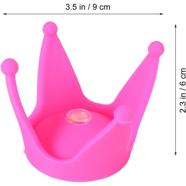 Galaxy Silikonhjälm Sugkoppshörn koristeellinen hjälmberlockklistermärke för vuxna barn (rosa) Rosa