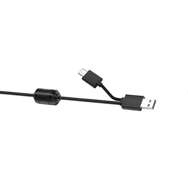 Diskettedrevlæser, 3,5 tommer eksternt diskettedrev med USB Type-C, bærbart FDD-diskettedrev til bærbar computer LGL Black_yux Black