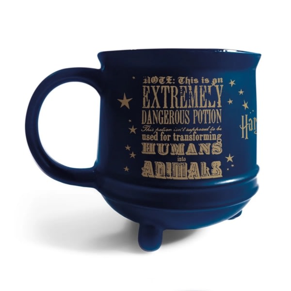 Harry Potter Ekstremt Farlige Potioner Tryllekeddel Krus One Size Guld/Mørkeblå One Size