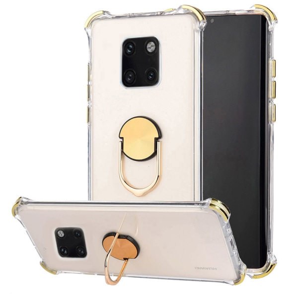 TG Huawei Mate 20 Pro - Snyggt och Praktiskt Skal med Ringhållare Röd