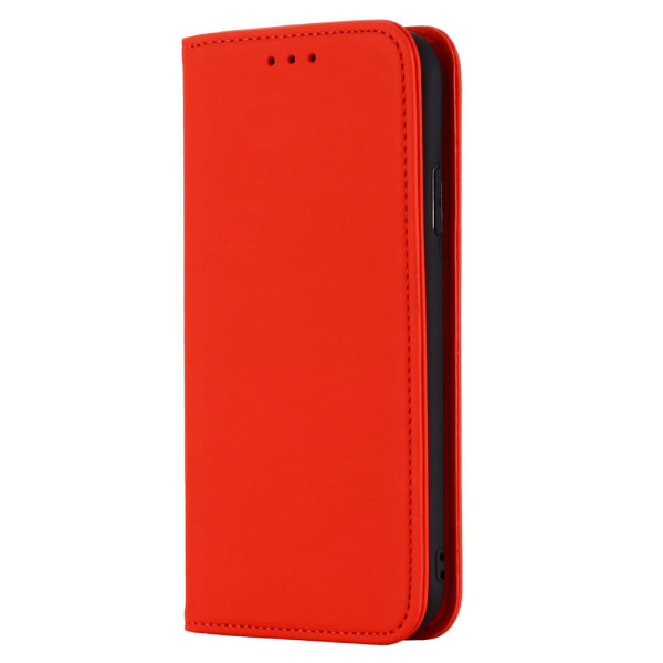 TG iPhone 11 Pro - Stilsäkert Skyddande Plånboksfodral Röd