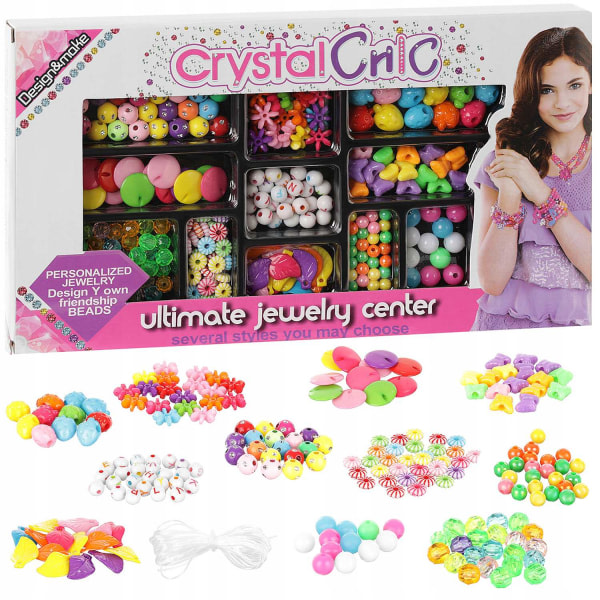 TG Färgglada Pärlor För Smyckestillverkning För Barn Multifärg