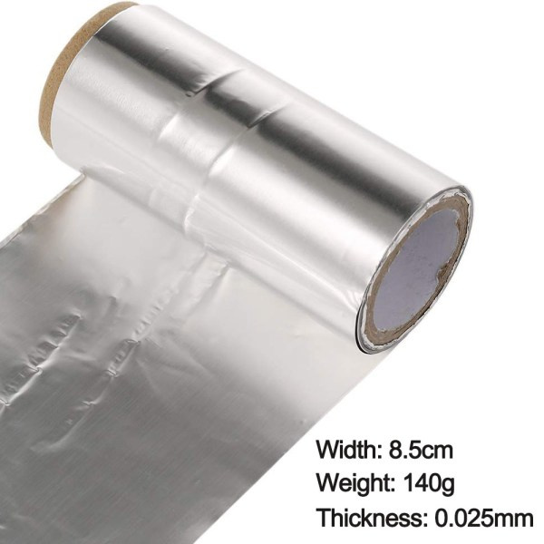TG Aluminiumfolie för hårpermanent, hårstyling och färgverktyg, 140g