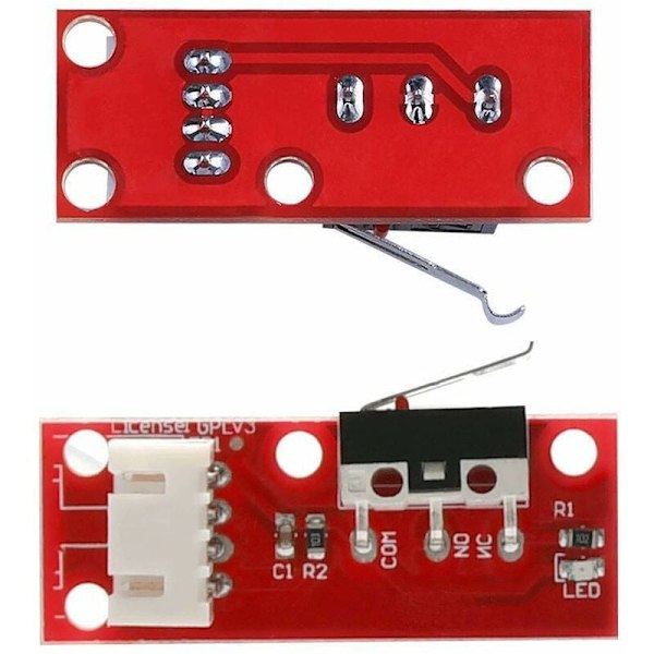 6 st Mekaniska Gränslägesbrytare Ändstopp för 3D-skrivare RepRap Prusa Mendel CNC Arduino Mega 2560 RAMPS 1.4