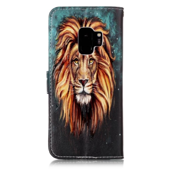 Samsung Galaxy S9 G960 Plånboksfodral - Fierce Lion Svart