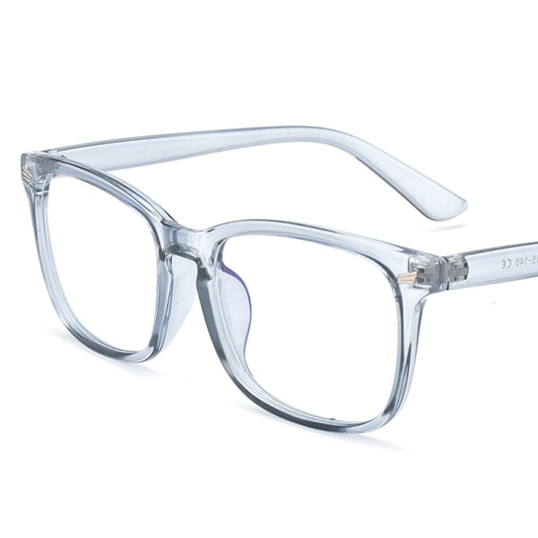 Datorglasögon Anti Blått Ljus Filter UV-Block Glasögon Unisex Grå 1 Pack grey