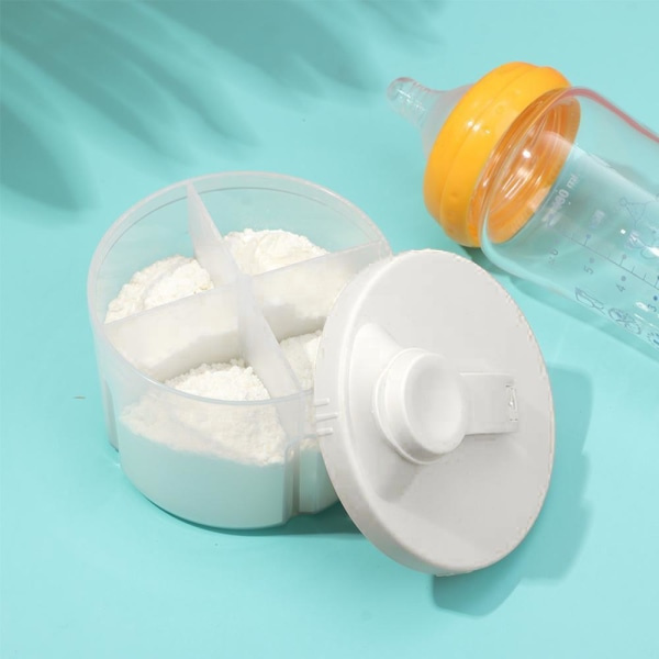 TG Opbevaringsboks til Babymad, 4 Rum - Hvid Hvid