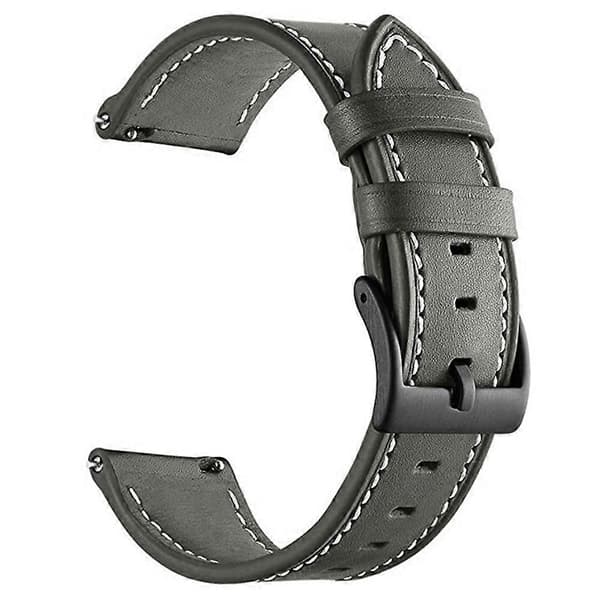 Til Garmin Forerunner 265/255 22mm Syet Urrem Ægte Læder Urrem Multicolor_yux Multicolor Style D