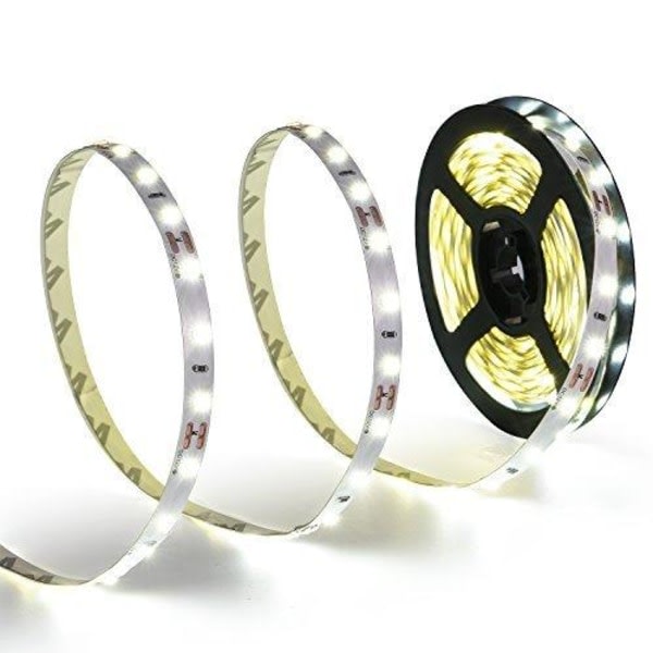 LED-stripe 5m varm hvit med fjernkontroll