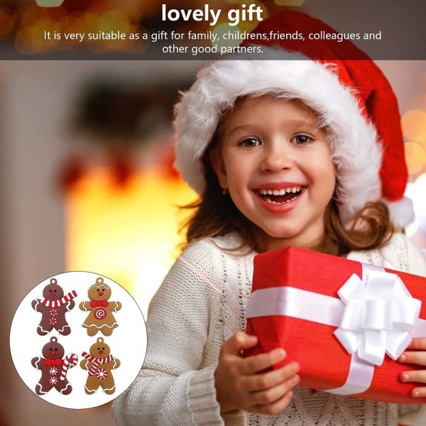 Galaxy Julgran Pepparkaksman Ornament (D, Style) 12 stycken färg 2