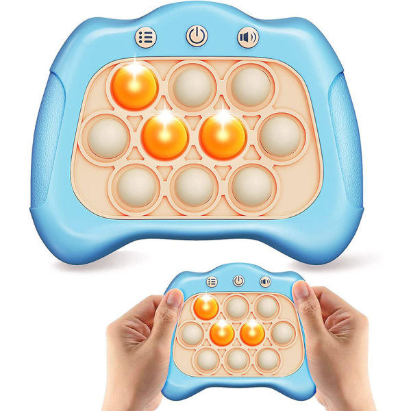 Pop Fidget Leksak It Game, Tryck på Bubbla Stress Ljus Leksaker Ljusblå Körsbär