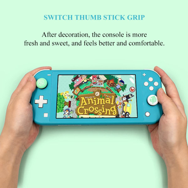 Galaxy 16 stycken joystick-tumstickor, skyddande fodral, ersättning för Animal Crossing Switch Lite