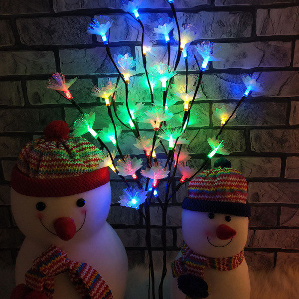 2 kpl Jouluvalosarjoja, 20L LED Luumukukka Valot, sopii