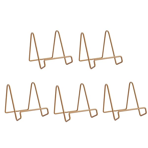 5-pack Tallrikställ Bildramställ GULD LITEN GULD GOLD SMALL