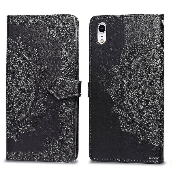 iPhone XR Fodral Läder Plånboksfodral Magnetiskt Flipskydd