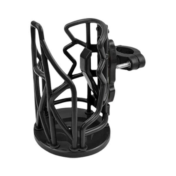 BLALION Universaali Juomateline Moottoripyörille ja Polkupyörille ABS Pulloteline Lisävaruste Koot 13,2 cm x 9,2 cm Värit Musta ja Poltettu Titaani Black 1PC
