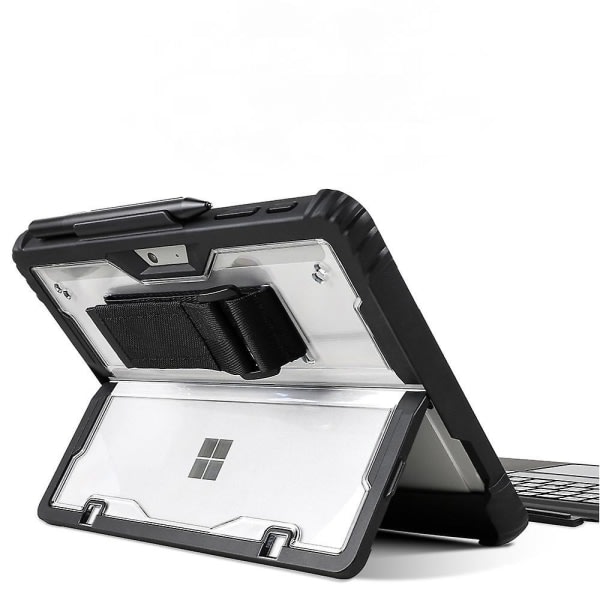 Støtsikker hard case for Microsoft Surface Pro 8 med gjennomsiktig matt støtbeskyttelse