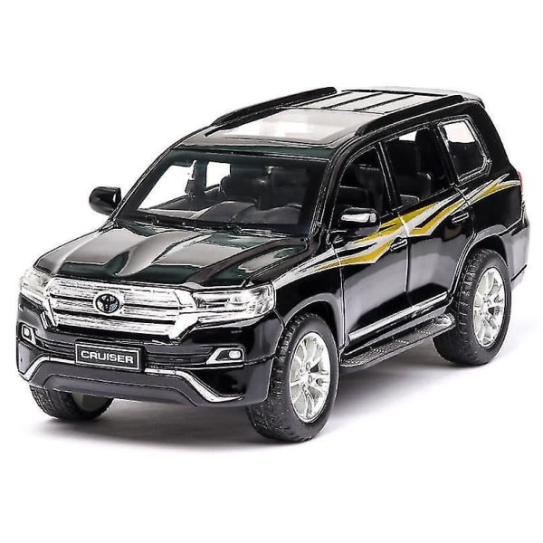 1:32 Lekebil TOYOTA LAND CRUISER Metallbil (svart)