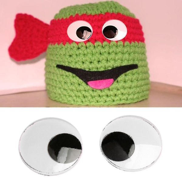 Jumbo Självhäftande Googly Wiggly Ögon 7,5/10/15,4 cm för Leksaker, Dockor, DIY