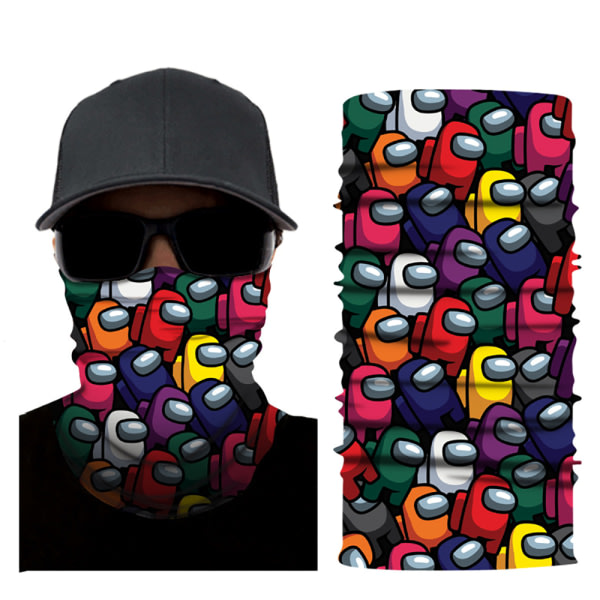 Among Us Multifunktionel Balaclava Cykling Hals Snood Varmer Bandana E