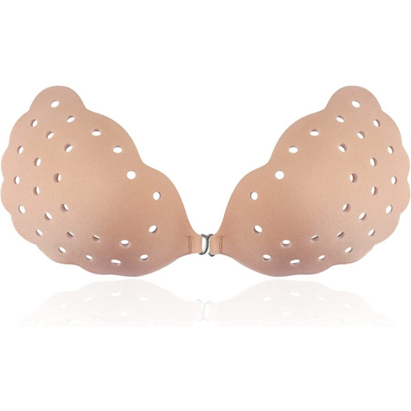Itsekiinnittyvä rintaliivi, olkaimettomien itsekiinnittyvä rintaliivi, selästä avoin hengittävä push-up rintaliivi, näkymättömät itsekiinnittyvät rintaliivit selästä avoimeen iltapukuun