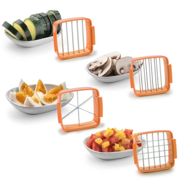TG Nicer Dicer Quick - Monitoiminen Vihannessilppuri - Oranssi
