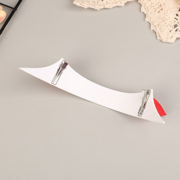 Cosplay DARLING In The FRANXX Zero Two Hårklämma Horn H Vit One Size