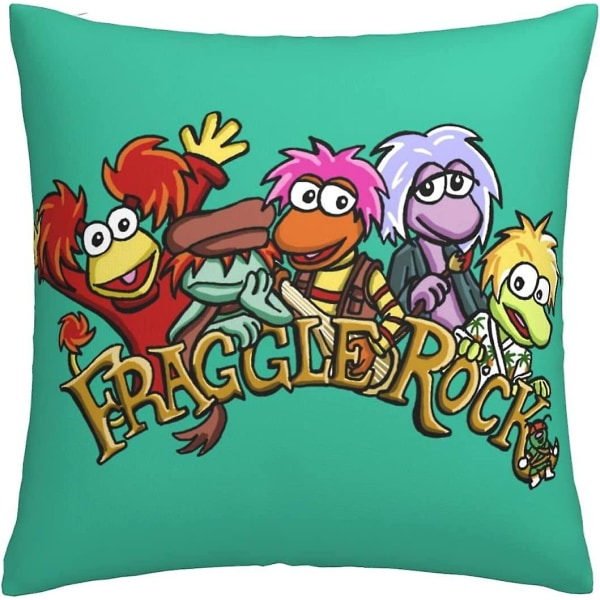 Fraggle Rock Anime Kuddfodral ?rngott ?verdrag Fritid Mjuk Tecknad Case Heminredning F?r Soffa Bil 18 X 18 tum