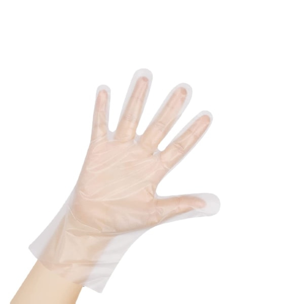 100 stk. TPE-plastikhandsker Engangs-handsker, XL