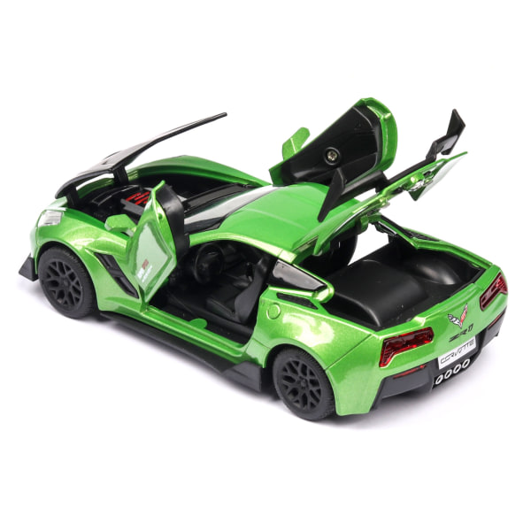 1:32 Corvette Superbilmodell Legering (grön)
