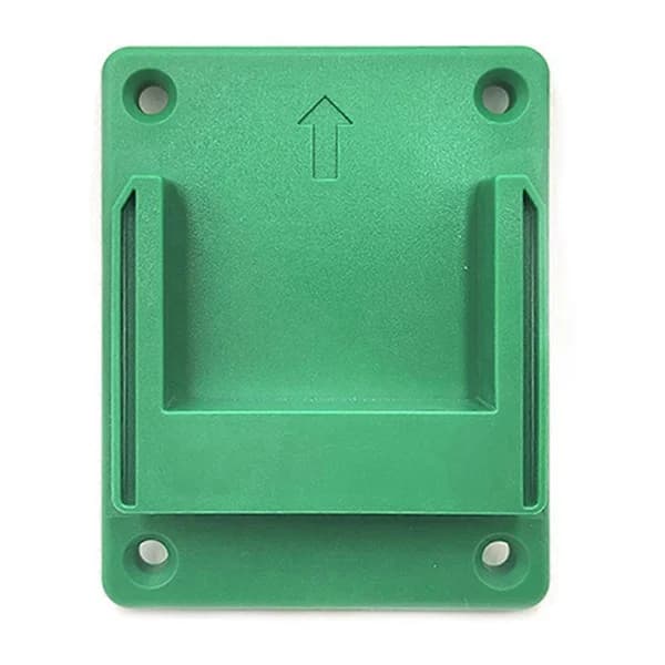 10-pack väggmonterade verktygshållare för Hitachi Hikoki Metabo HPT 18V 36V Garage Verkstadsförvaring Grön