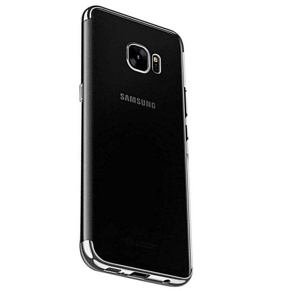 TG Samsung Galaxy S7 - Genomtänkt Skyddsskal i Silikon Silver