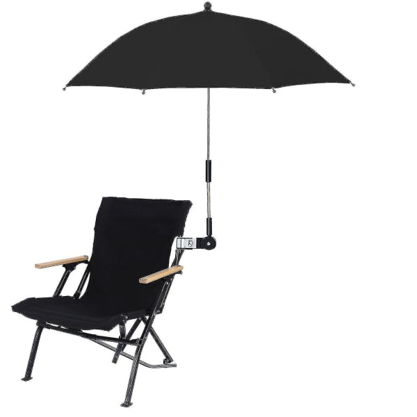 Stolparaply med universal klämma 360° justerbart strandparaply