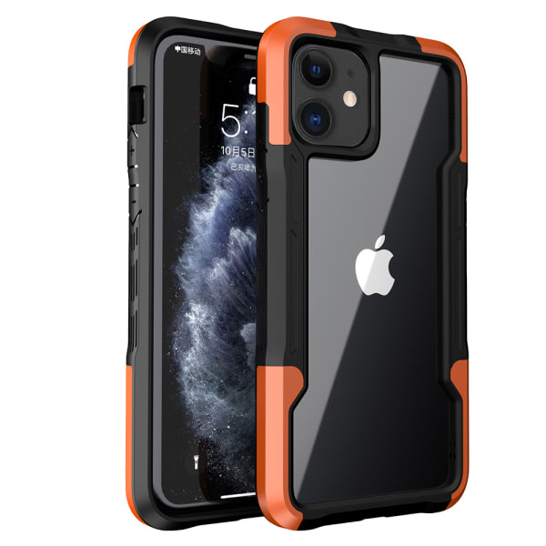 TG iPhone 12 - Støddämpande Skal Orange